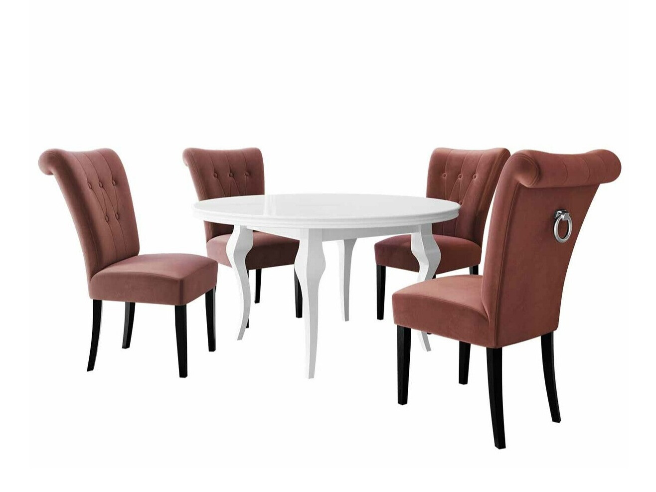 Eetkamerset Racine 142 (Zilver)