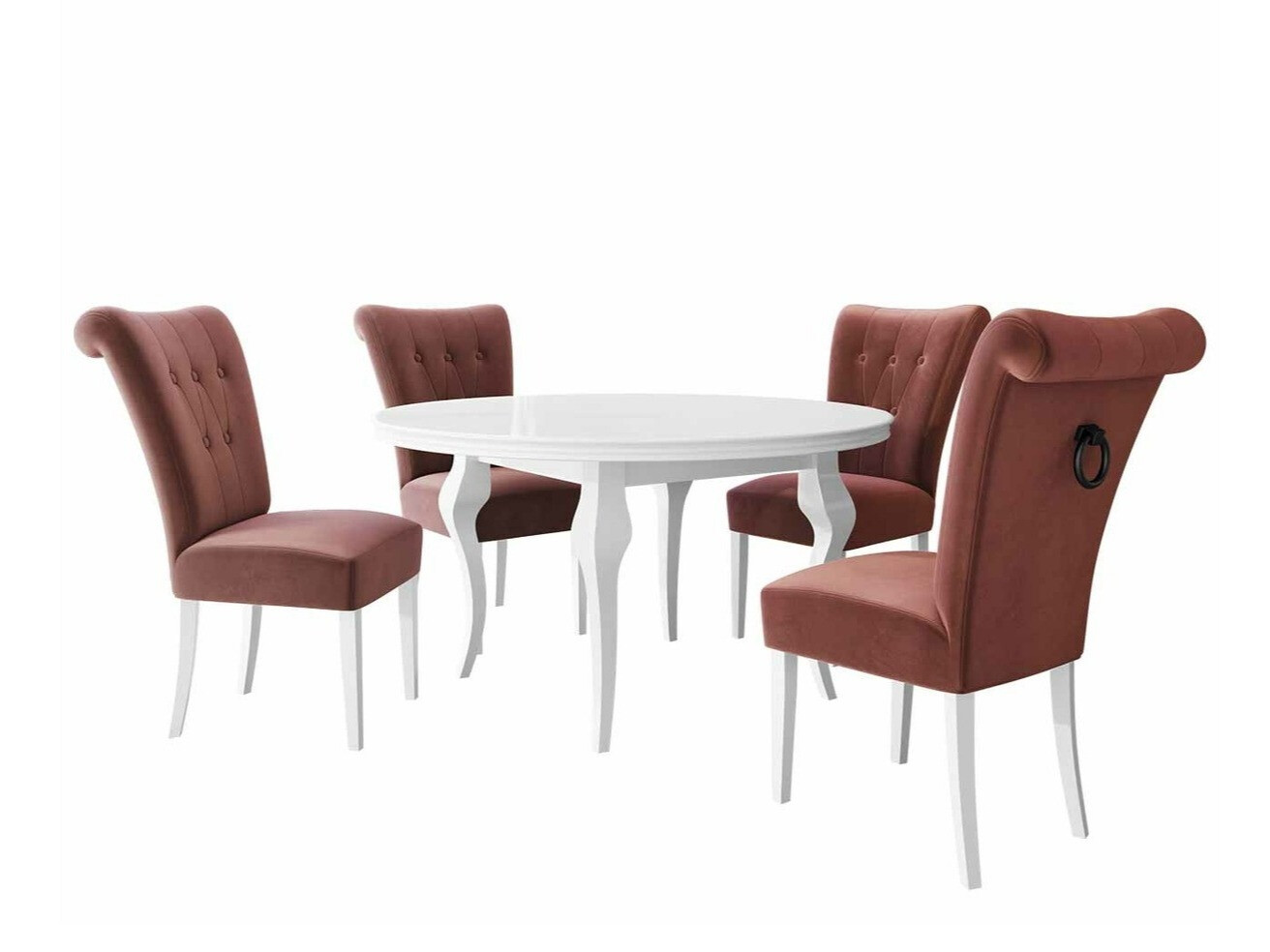 Eetkamerset Racine 142 (Zwart)