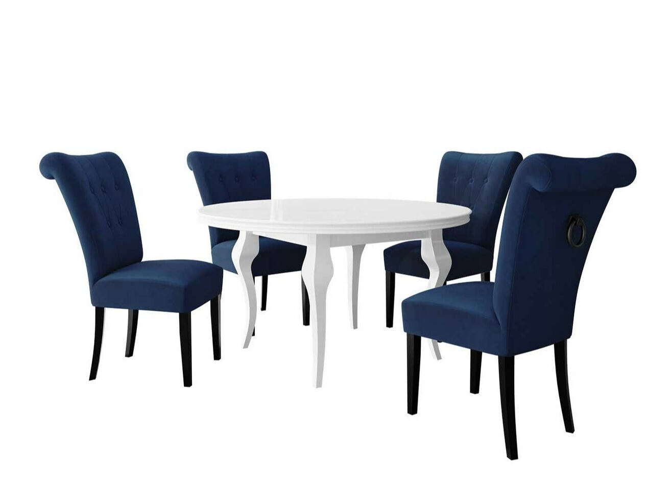 Eetkamerset Racine 142 (Zwart)