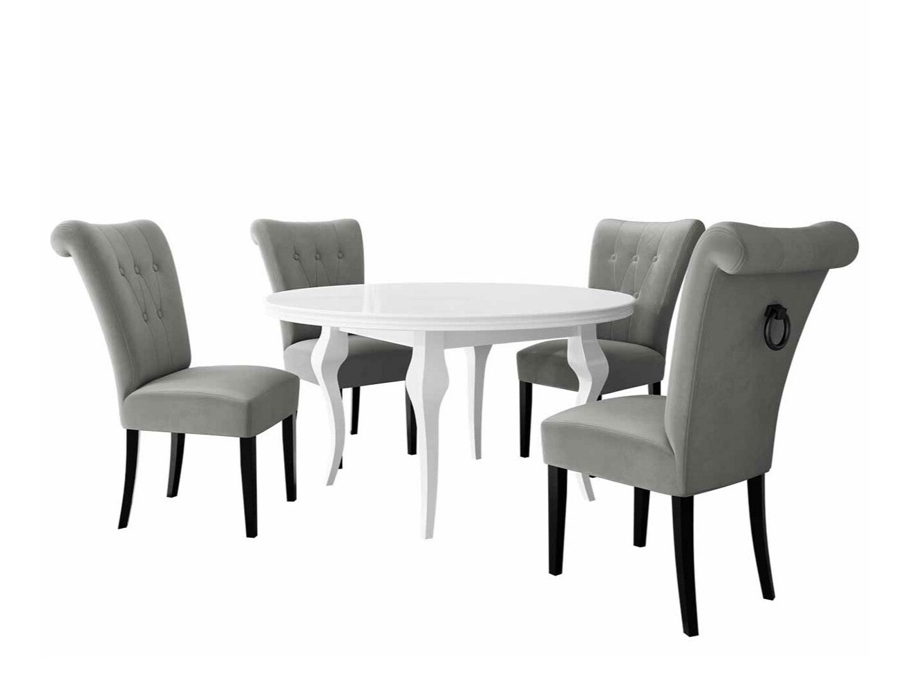 Eetkamerset Racine 142 (Zwart)