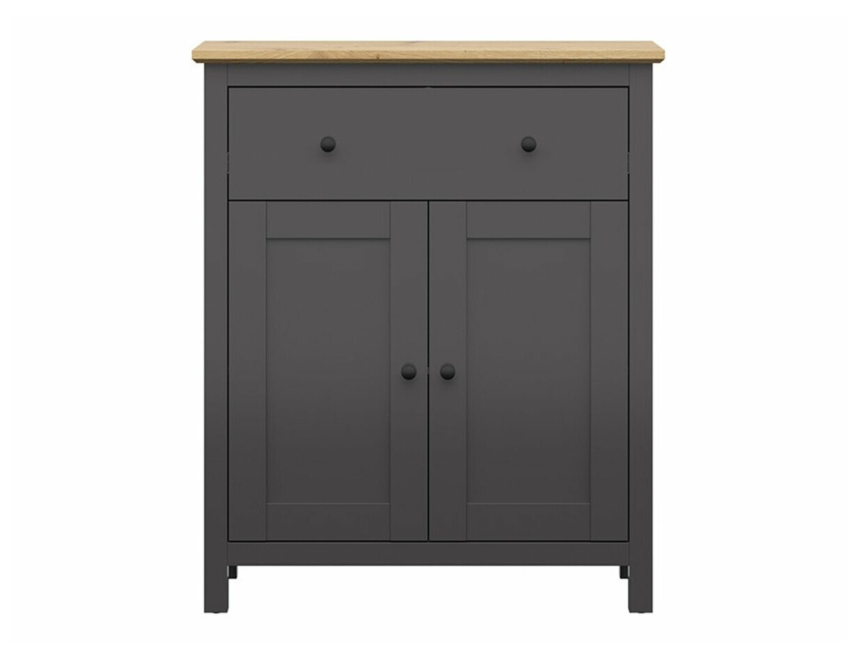 Ladekast Sordoro 126 (Grafiet + Artisan eiken)