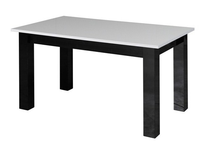 Salontafel Murrieta 154 (Glanzend wit + Glanzend zwart)
