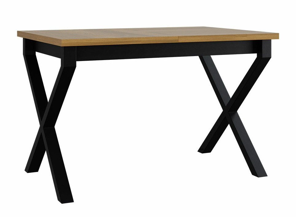 Tafel Victorville 300 (Kleinzoon eik + Zwart)