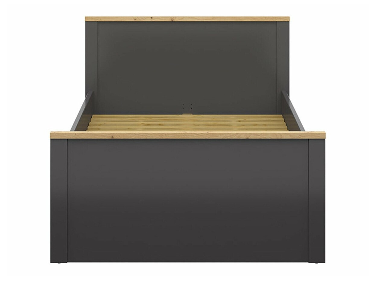 Bed Sordoro 132 (Grafiet + Artisan eiken)