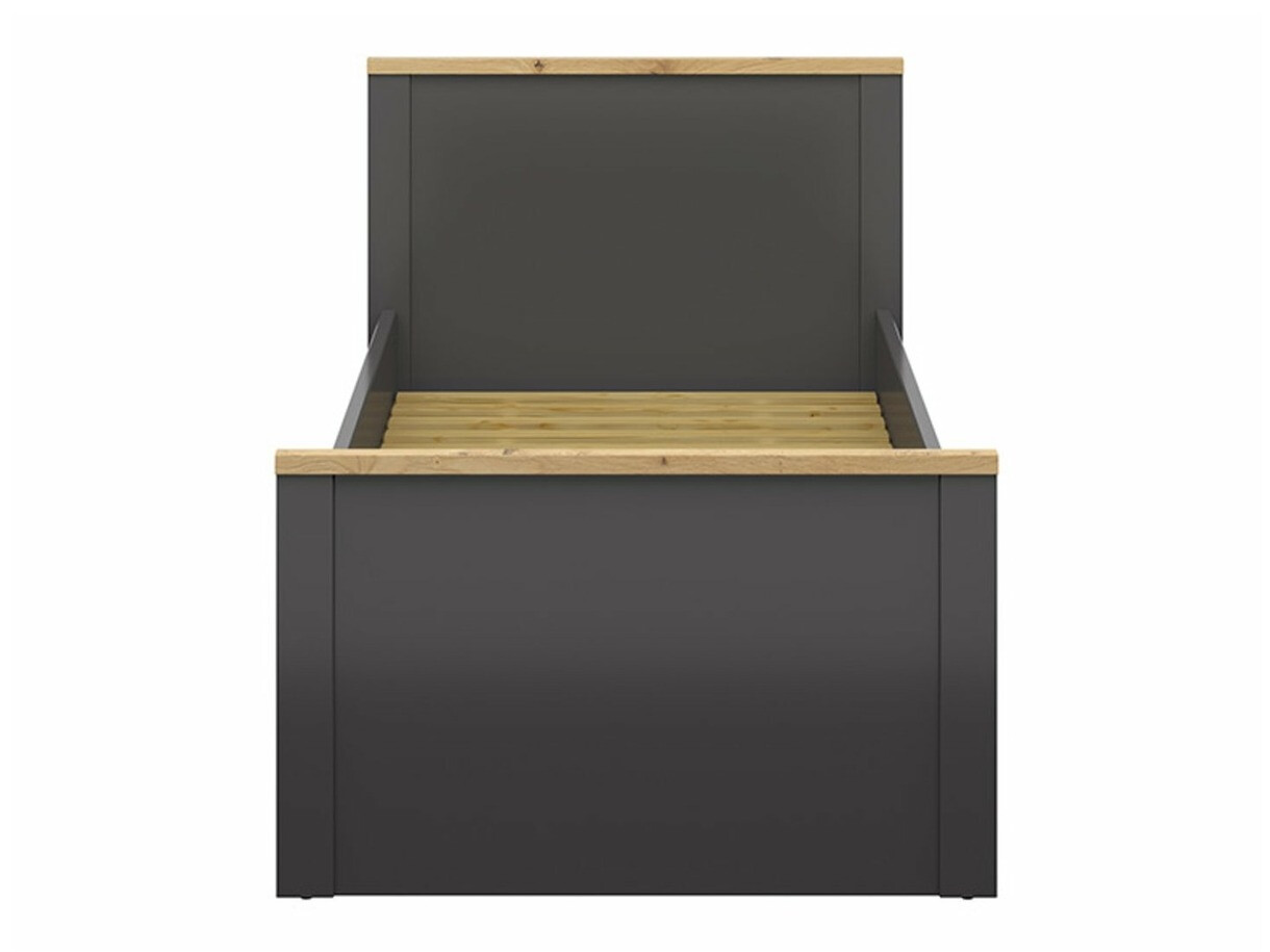 Bed Sordoro 132 (Grafiet + Artisan eiken)