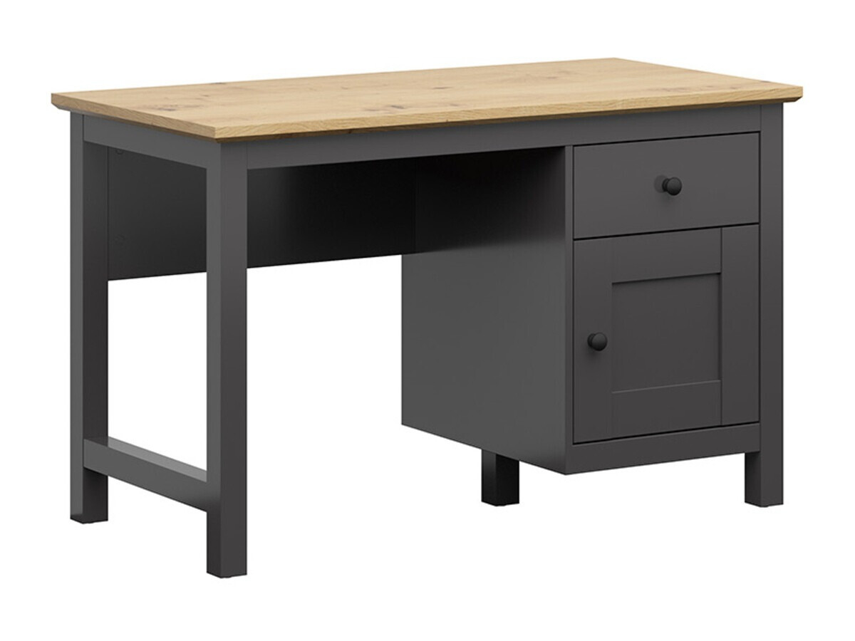 Bureau Sordoro 129 (Grafiet + Artisan eiken)