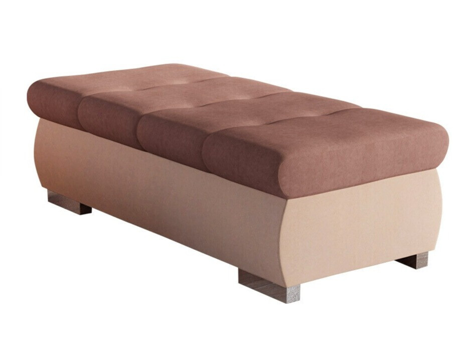 Gestoffeerde hocker Comfivo 123 (Uttario Velvet 2956 + Uttario Velvet 2955)