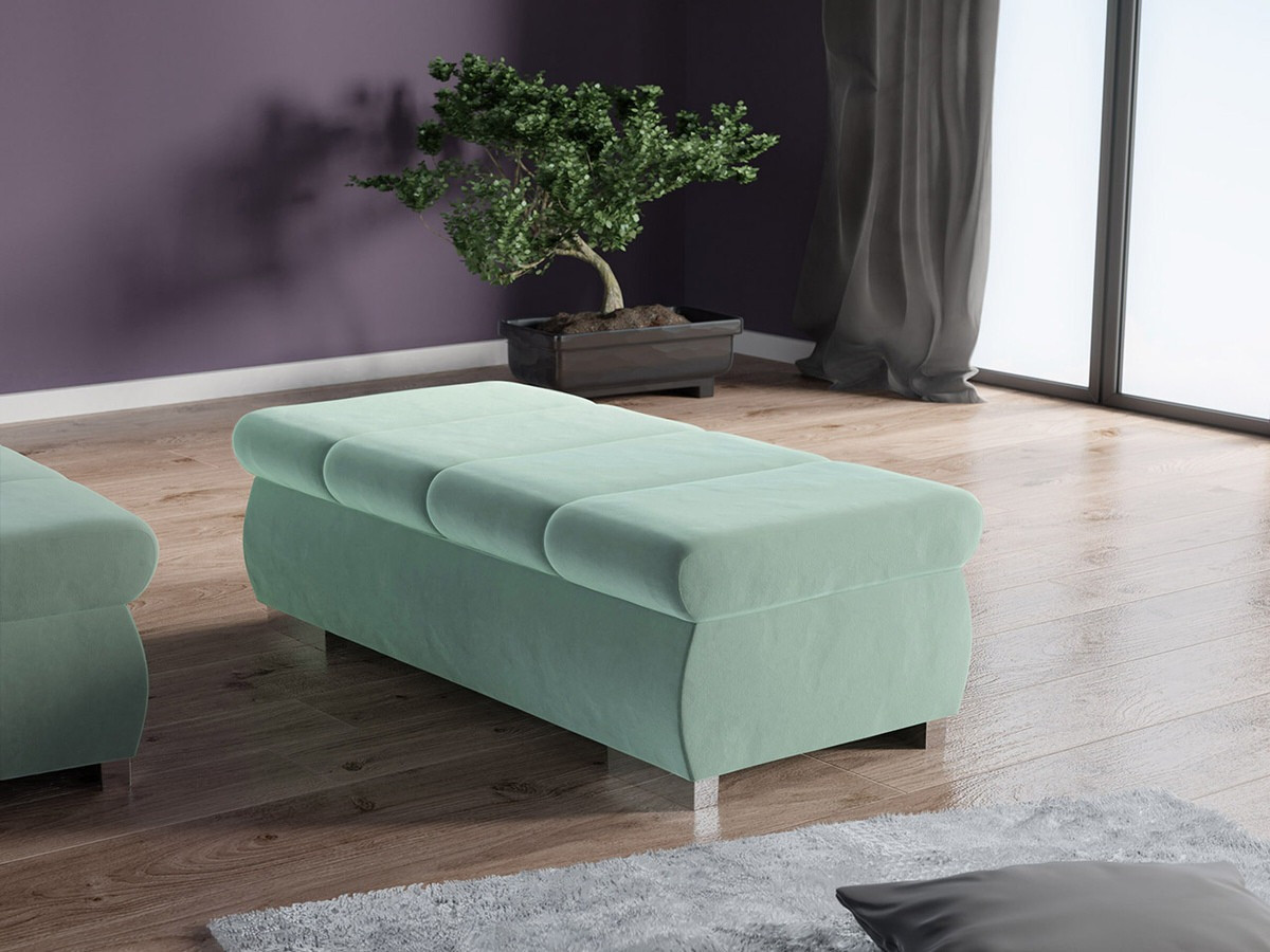 Gestoffeerde hocker Comfivo 143 (Magic Velvet 2227)