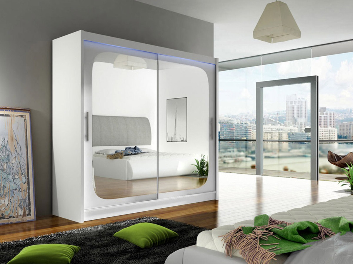 Kledingkast Closico 108 (Wit)