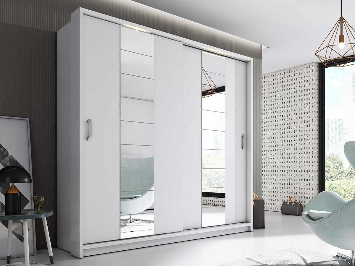 Kledingkast Fresno 105 (Wit)