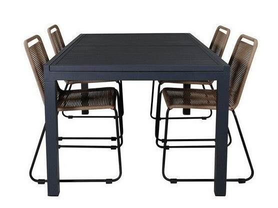Tafel en stoelen set Dallas 3783