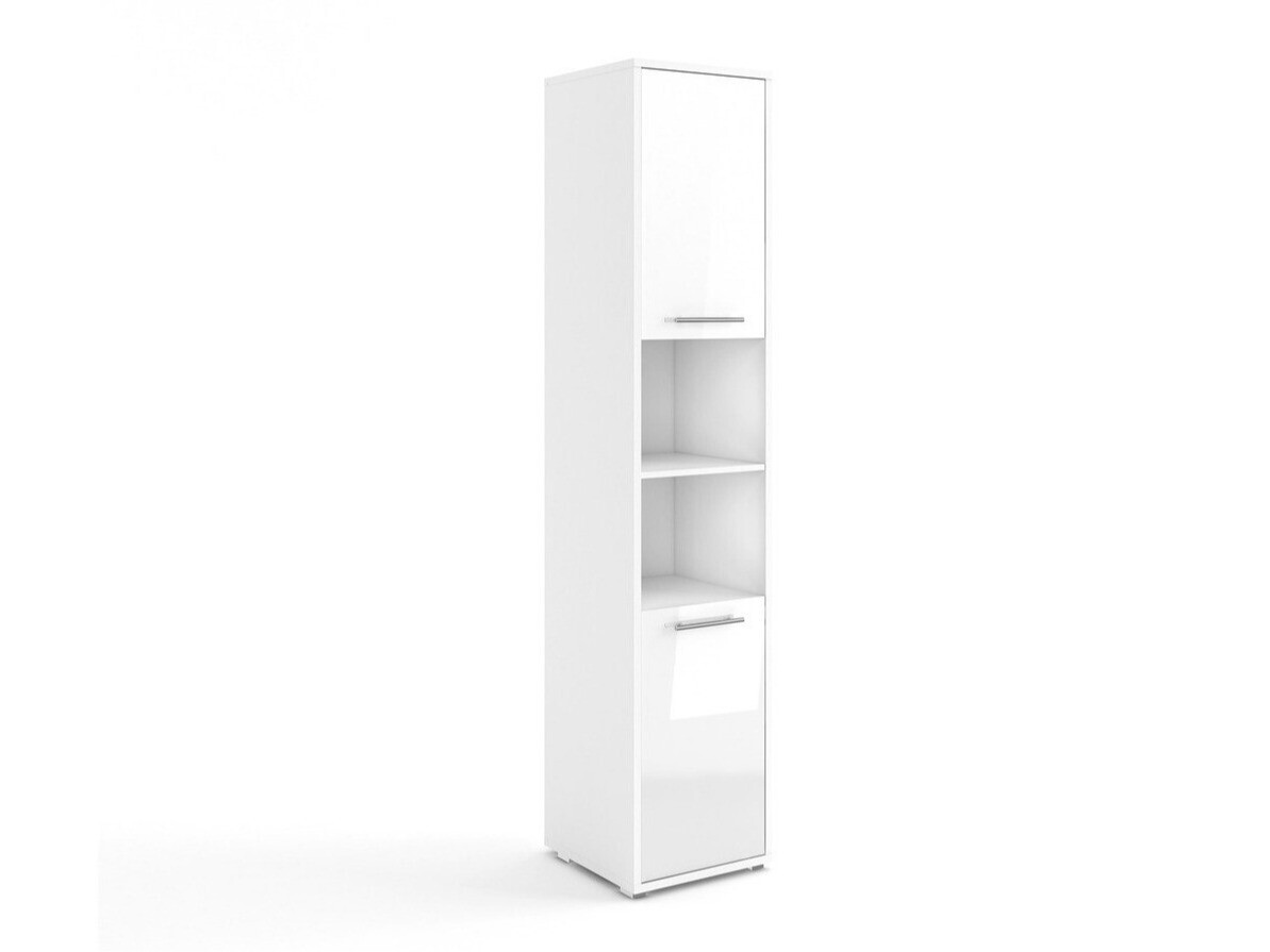 Boekenkast Concept Pro Lenart I (Wit + Glanzend wit)