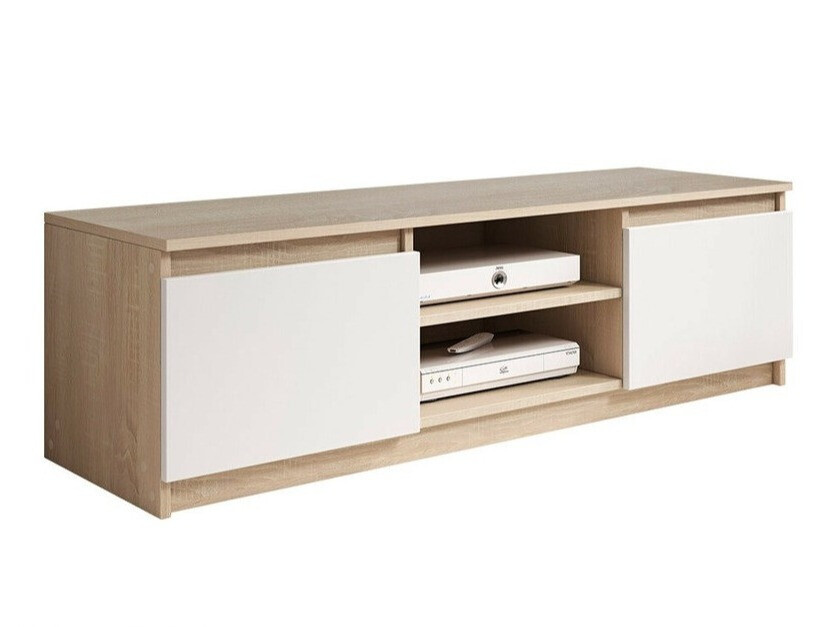 TV-meubel Sarasota 139 (Sonoma eik + Wit)