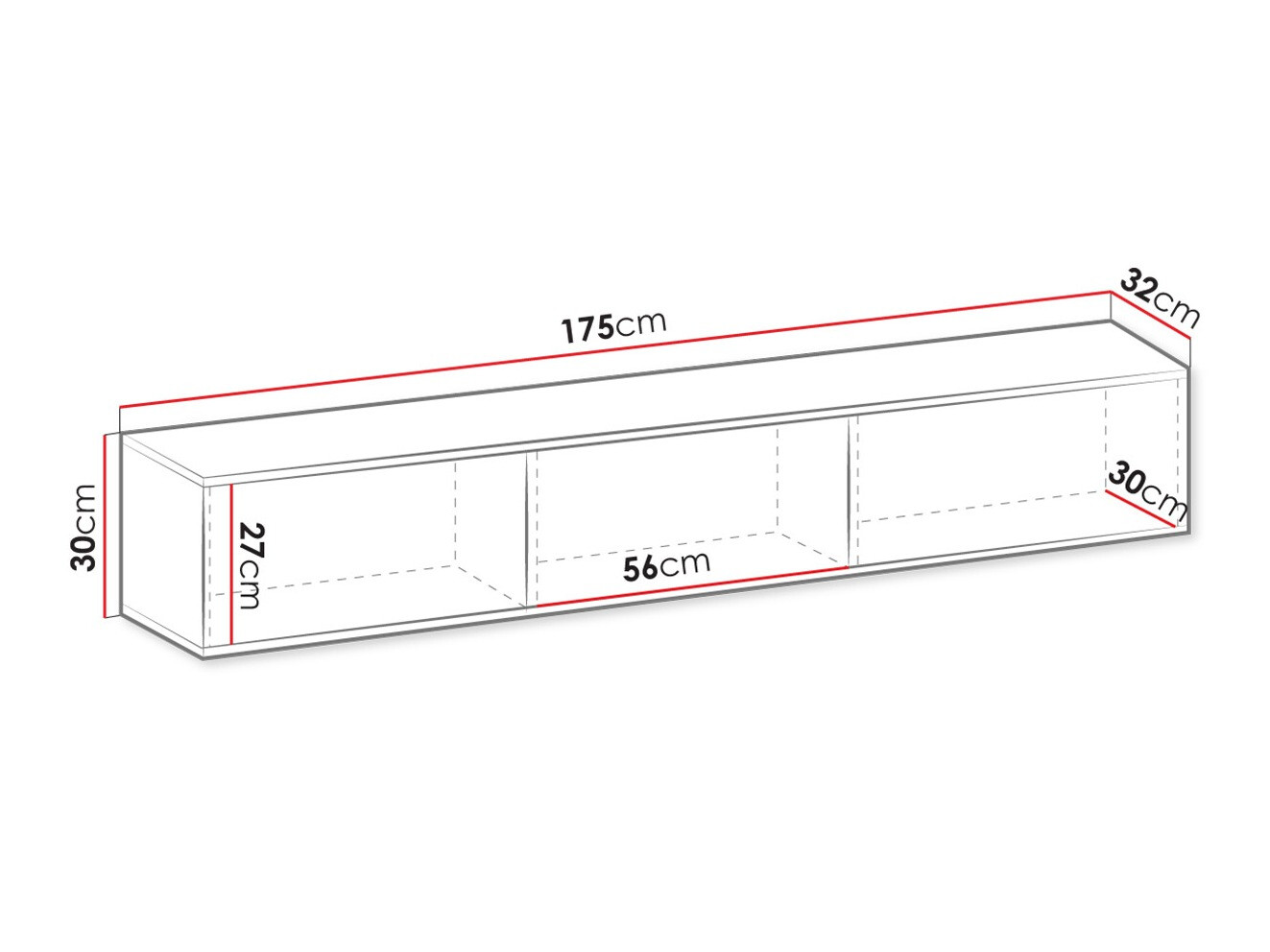 TV-meubel Princal (Crème + Gouden)