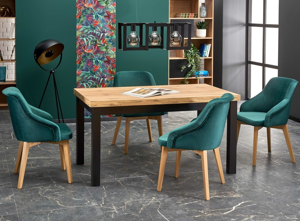 Tafel Houston 559 (Craft eiken + Zwart)