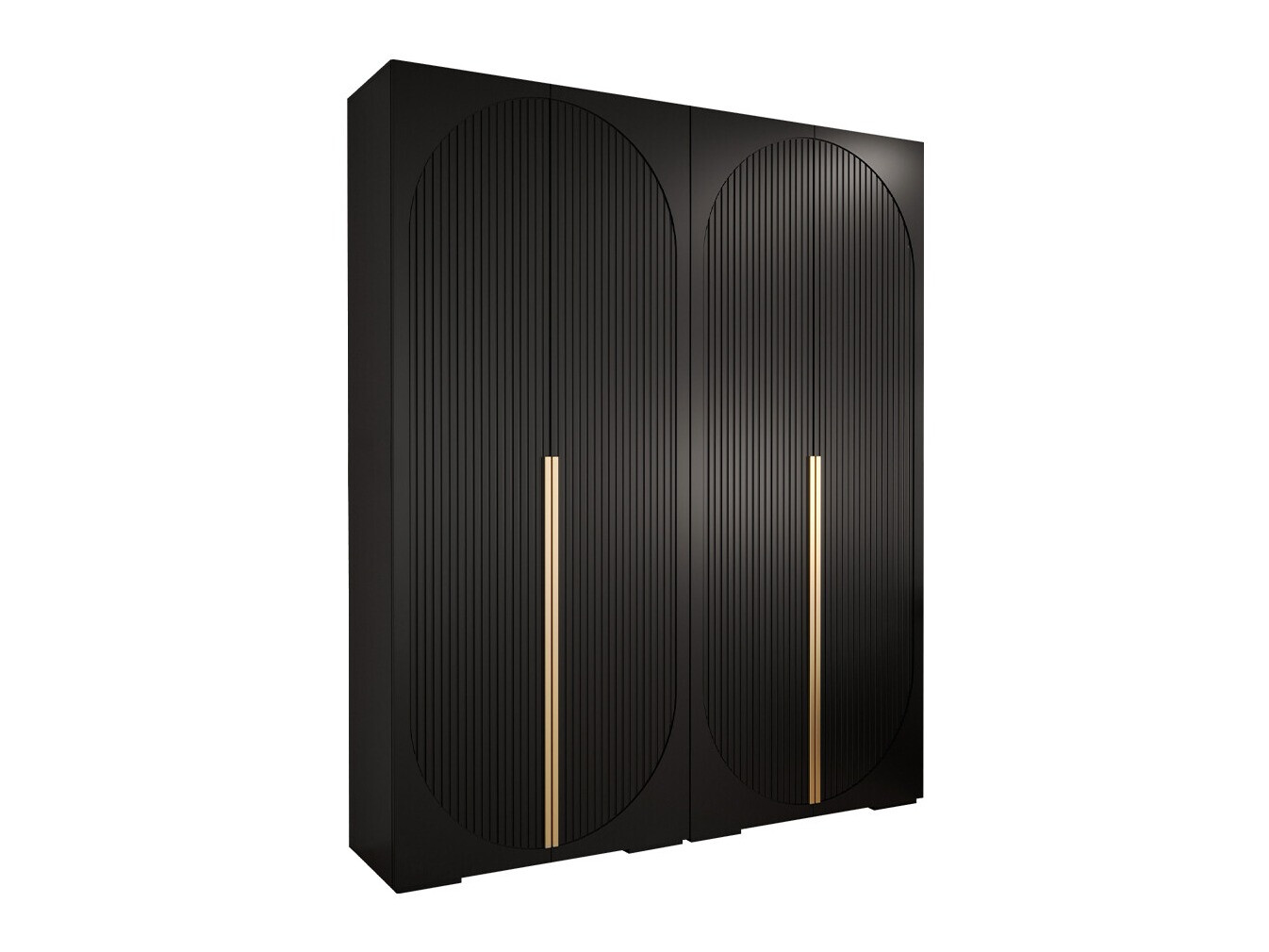 Kledingkast Hartford 414 (Zwart)