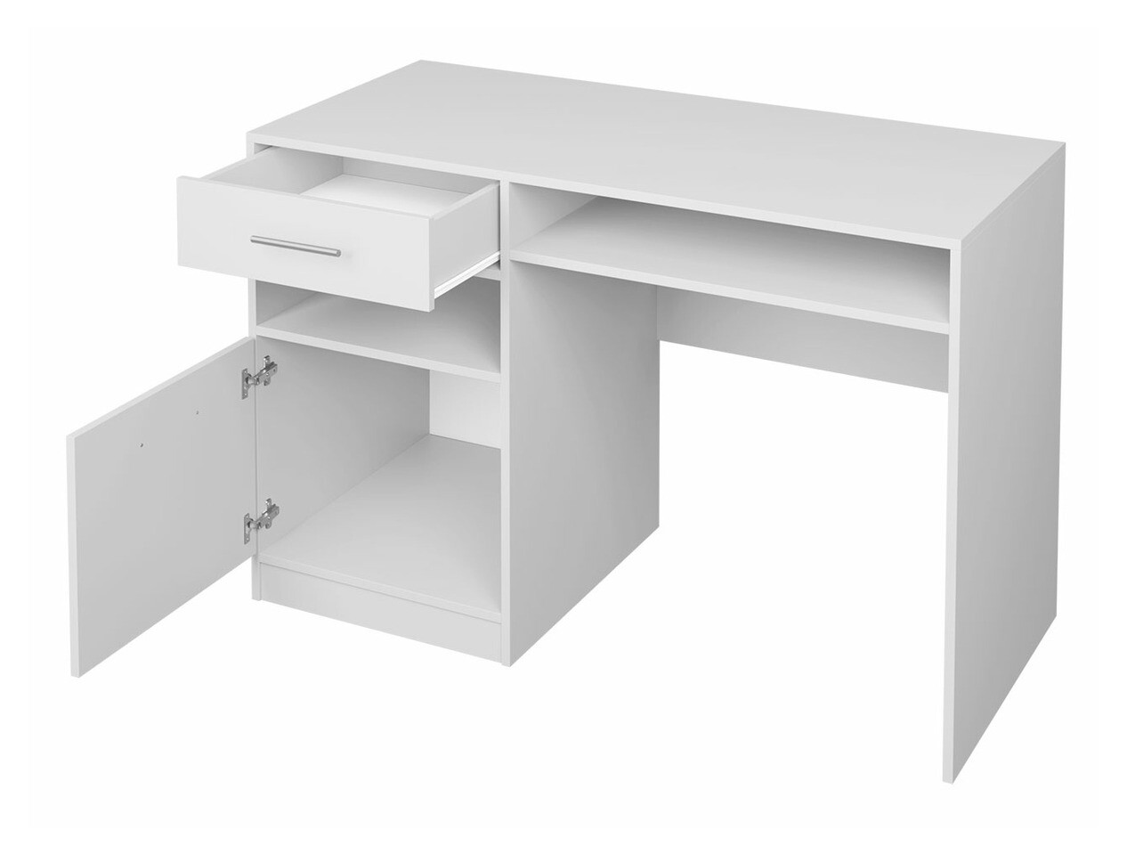 Bureau Dortivu 117 (Wit + Zilver)