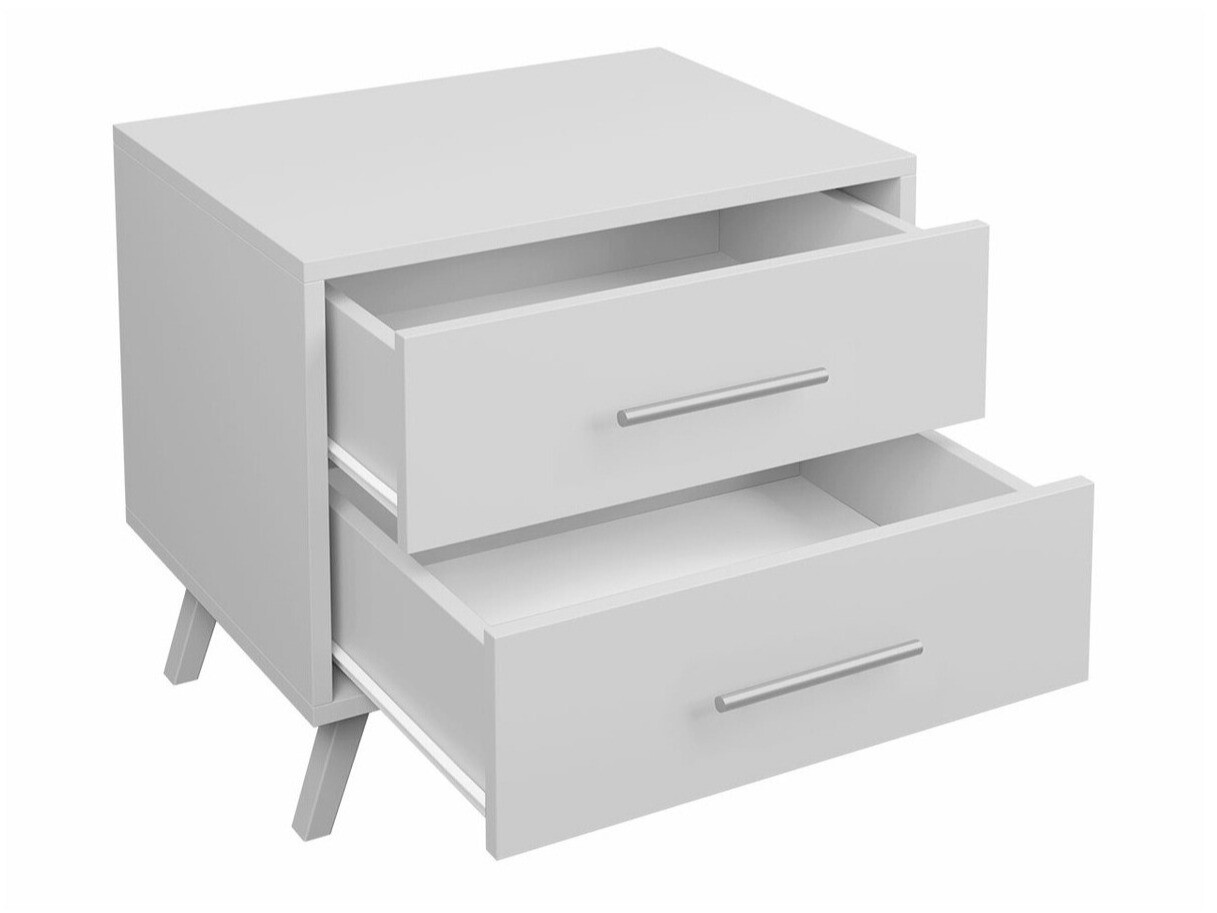 Nachtkastje Dortivu 119 (Grafiet + Zilver)
