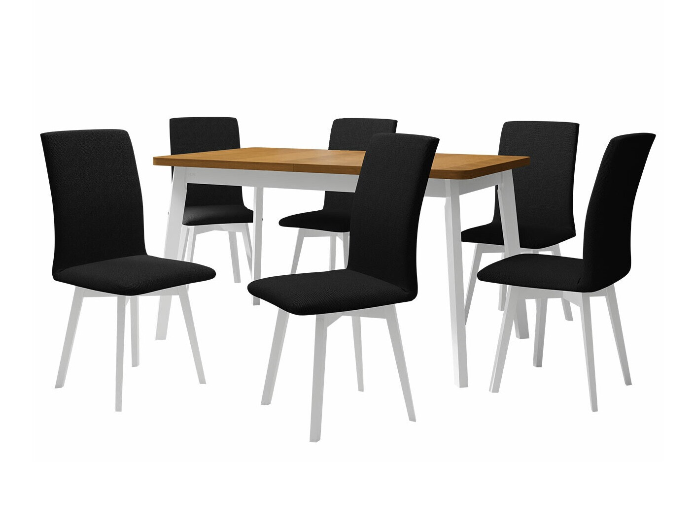 Eetkamerset Victorville 291 (Kleinzoon eik + Wit)