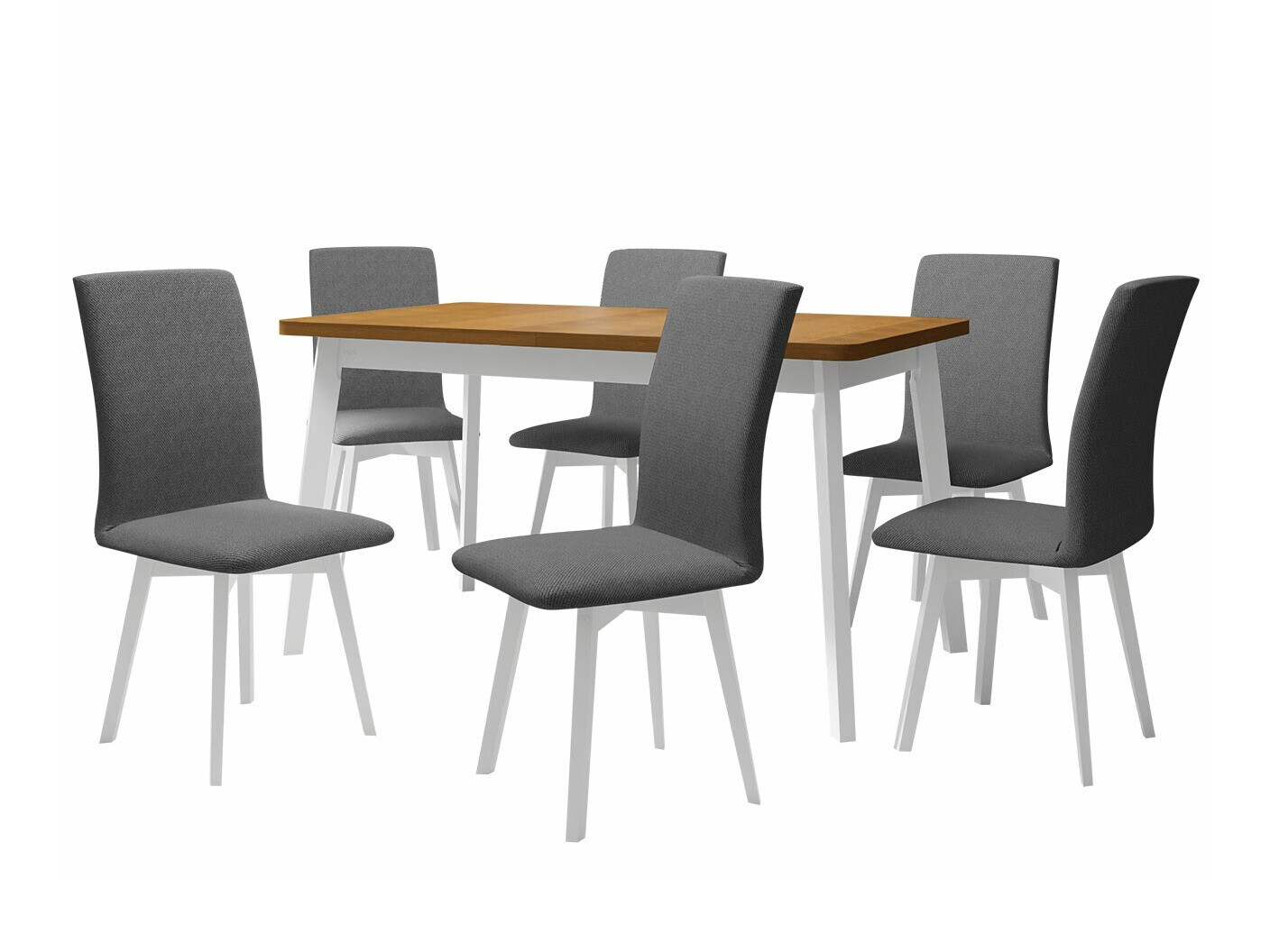 Eetkamerset Victorville 291 (Kleinzoon eik + Wit)