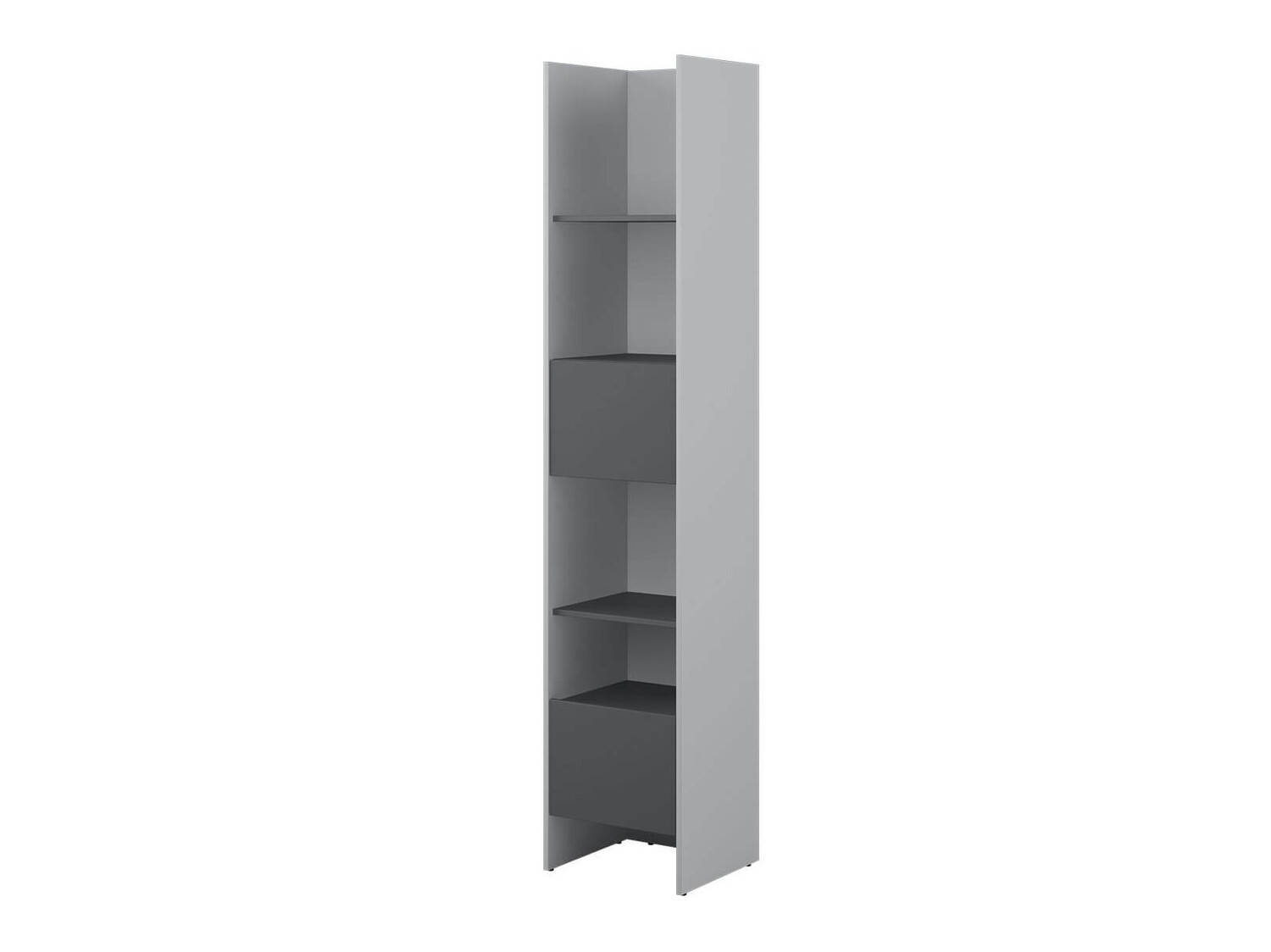 Boekenkast Concept Lenart VI (Grijs + Grafiet)