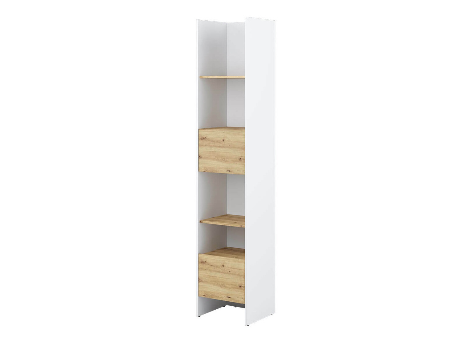 Boekenkast Concept Lenart VI (Wit + Artisan eiken)