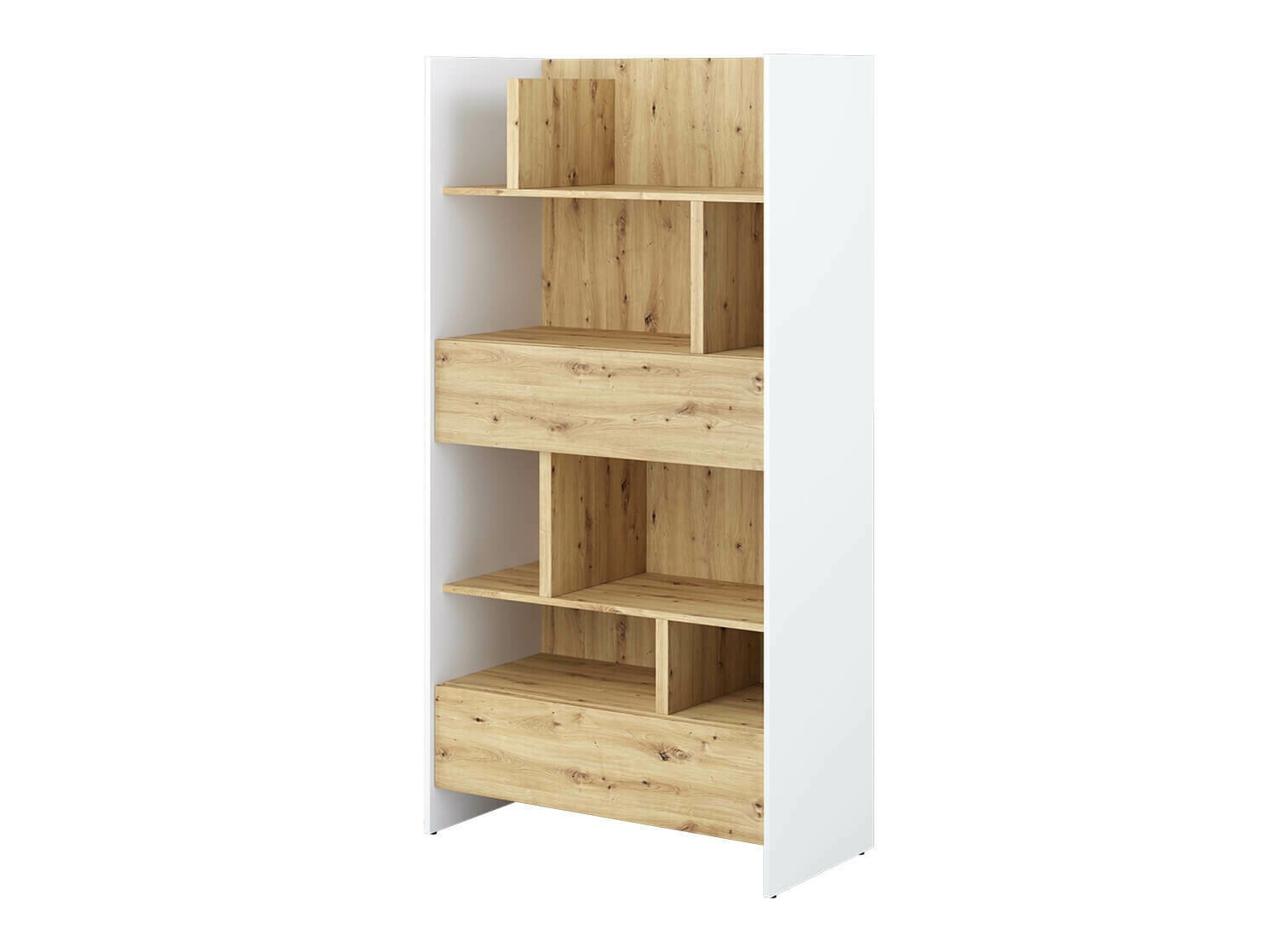 Boekenkast Concept Lenart XI (Wit + Artisan eiken)