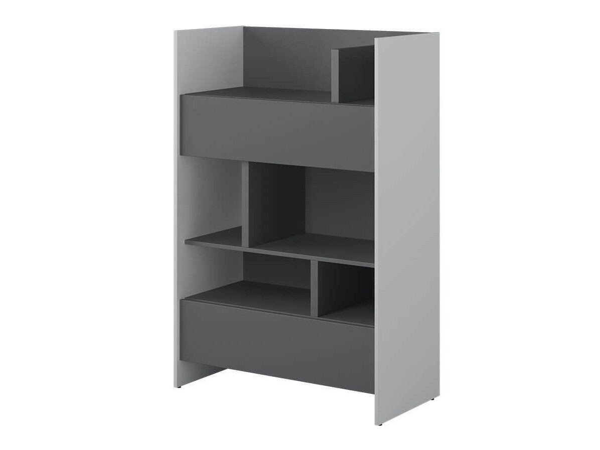Boekenkast Concept Pro Lenart IX (Grijs + Grafiet)
