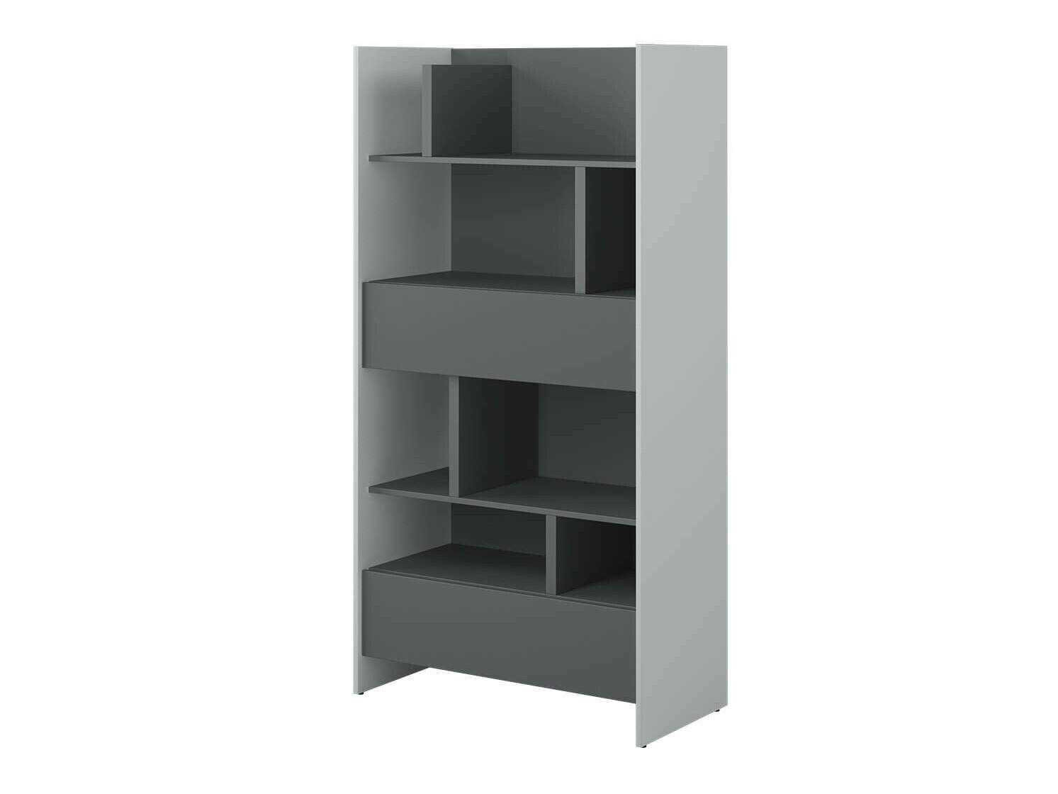 Boekenkast Concept Pro Lenart XI (Grijs + Grafiet)