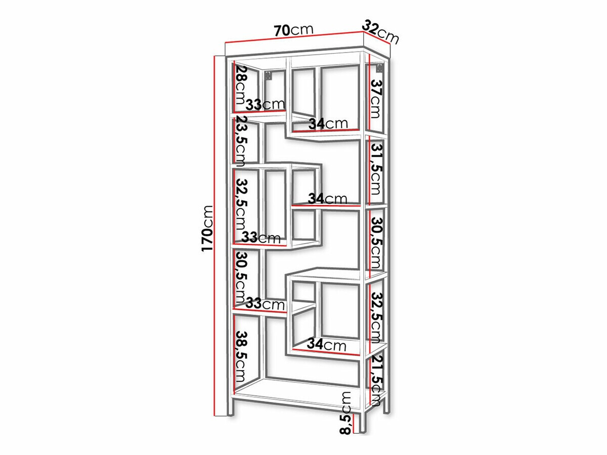 Boekenkast Richardson A101