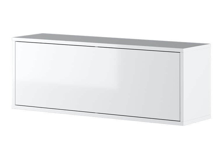 Wandkast Concept Lenart II (Glanzend wit + Wit)