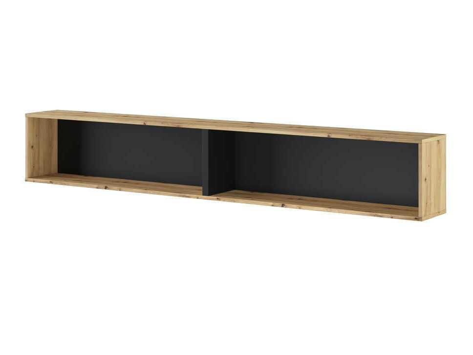 Wandplank Concept Pro Lenart III (Artisan eiken + Zwart)