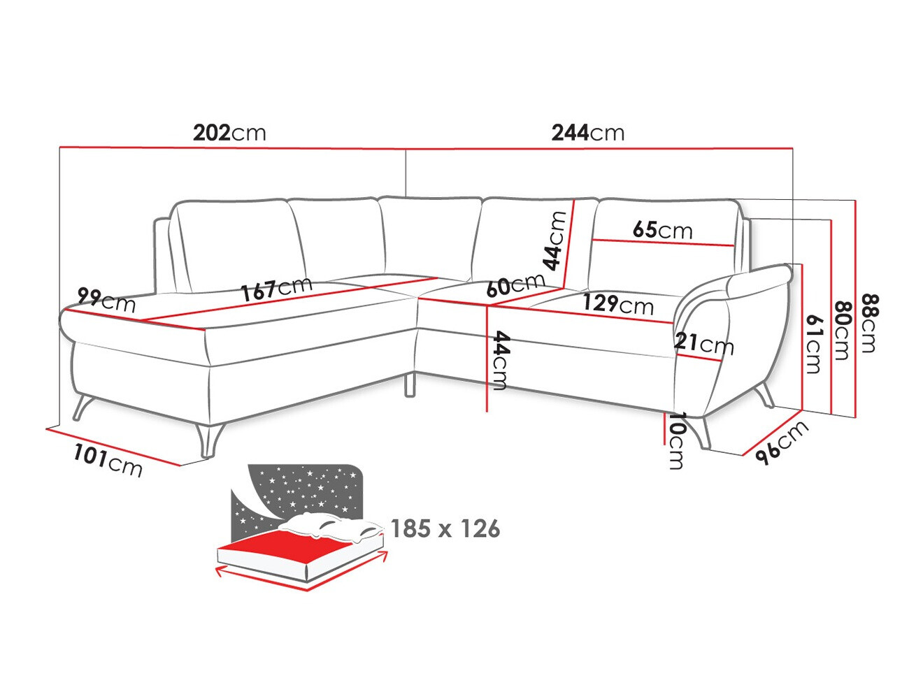 Hoekbank Lincoln 174 (Barrel 21)