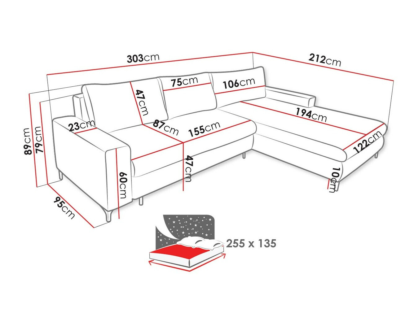Hoekbank Lincoln 175 (Barrel 83)