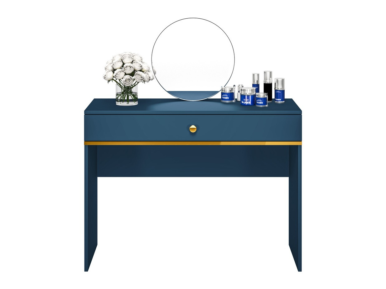 Kaptafel Flonovu 108 (Donkerblauw + Gouden)