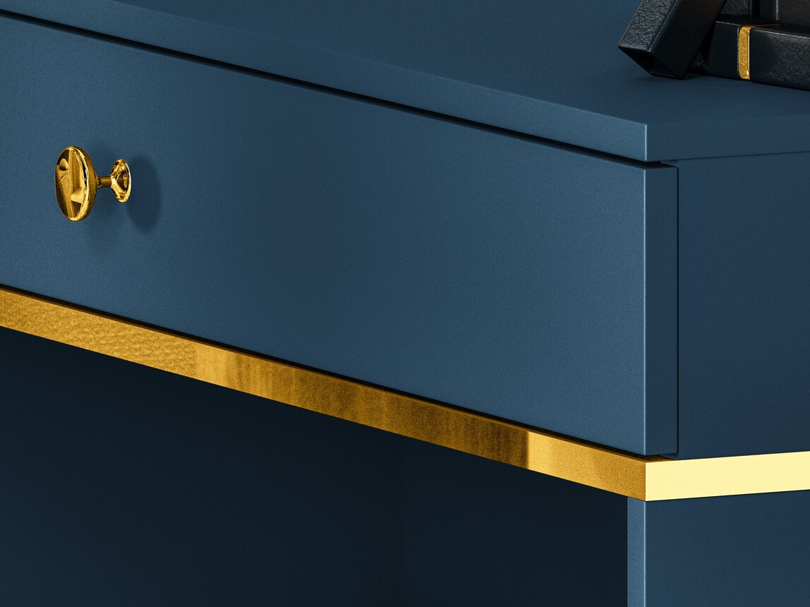 Kaptafel Flonovu 108 (Donkerblauw + Gouden)