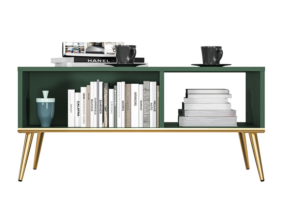 Salontafel Flonovu 106 (Donkergroen + Gouden)