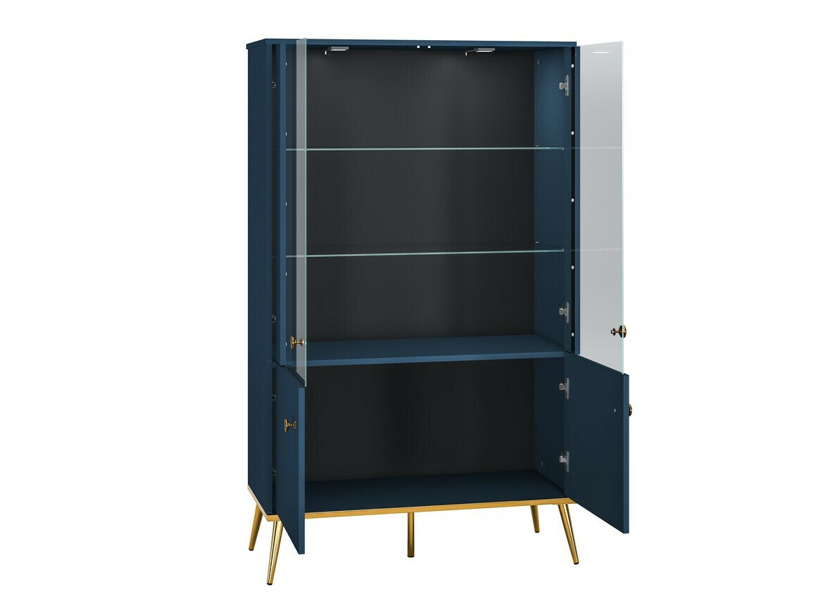 Woonkamerset Flonovu 109 (Donkerblauw + Gouden)