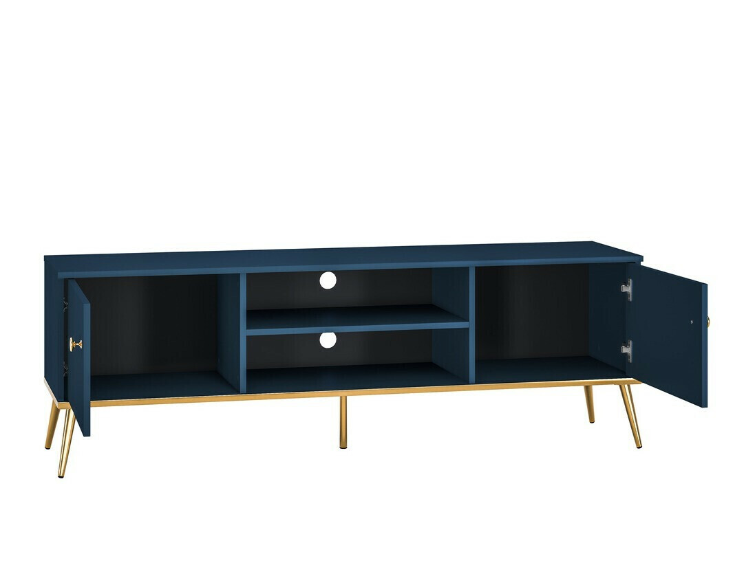 Woonkamerset Flonovu 109 (Donkerblauw + Gouden)