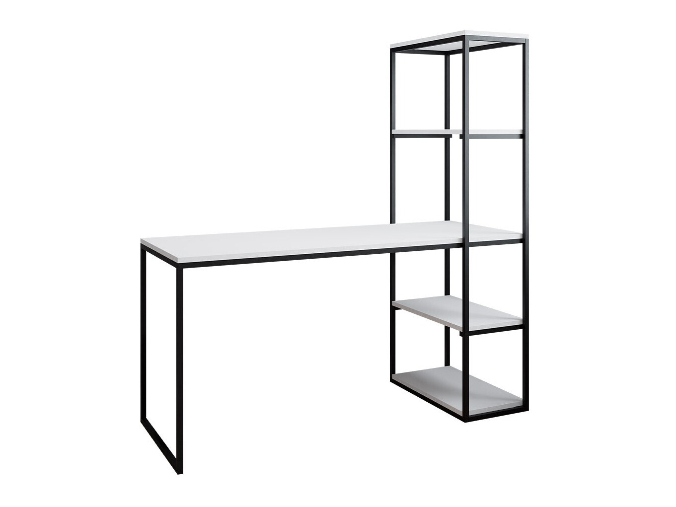 Bureau Oswego 107 (Wit + Zwart)