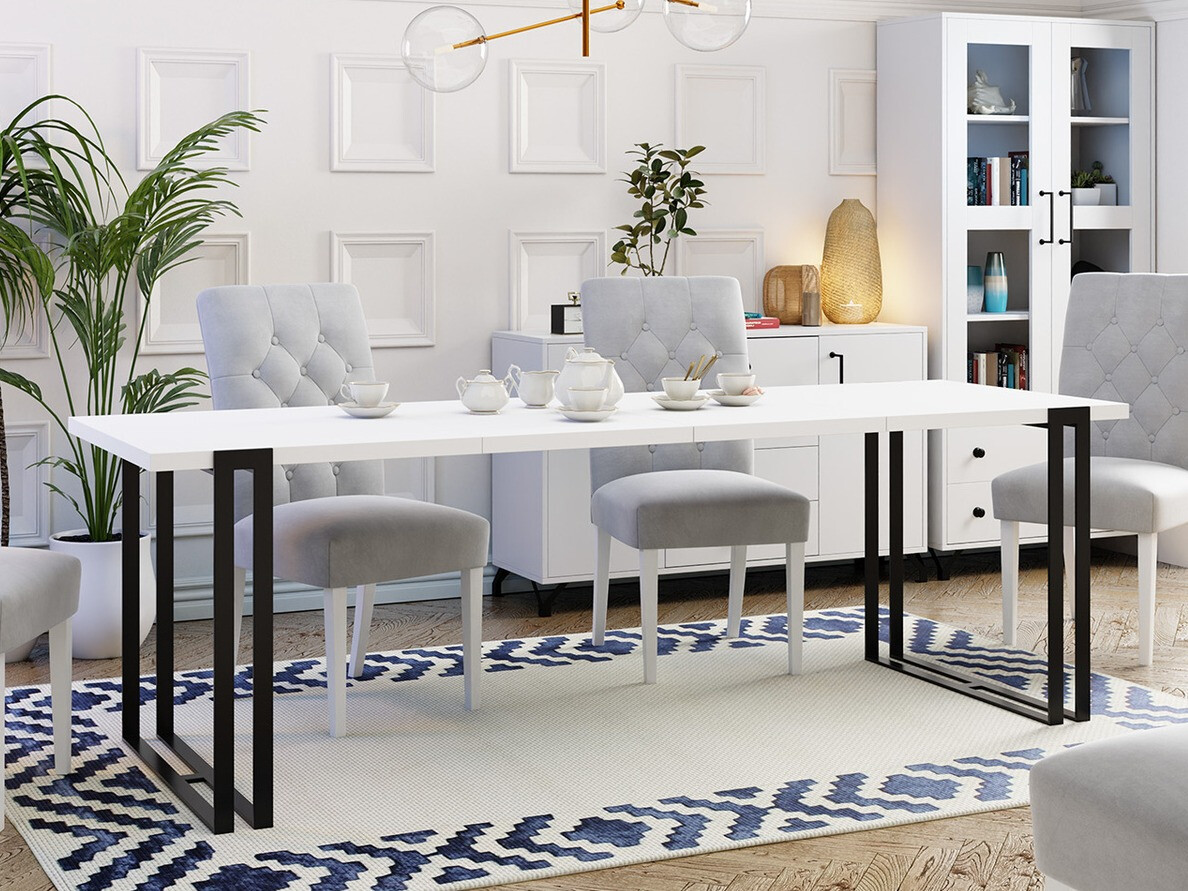 Tafel Comfivo 179 (Wit + Zwart)