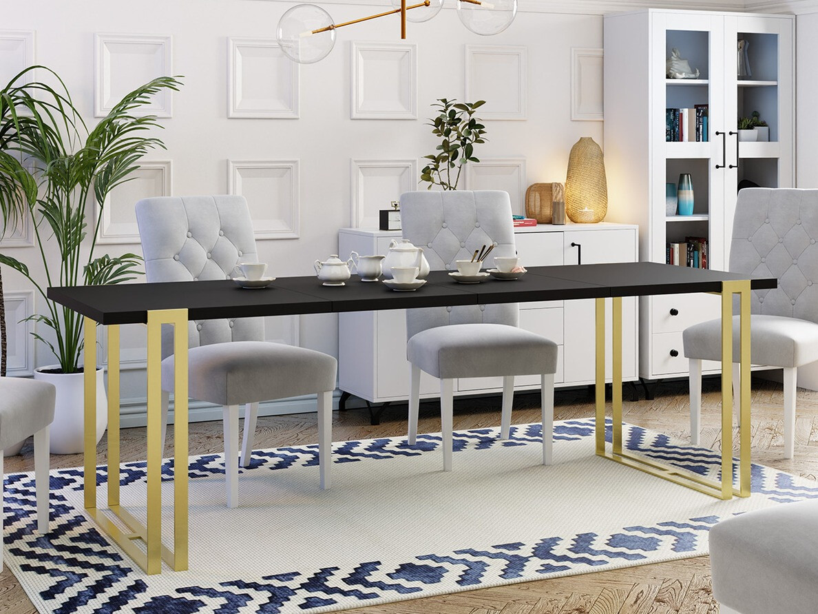 Tafel Comfivo 179 (Zwart + Gouden)