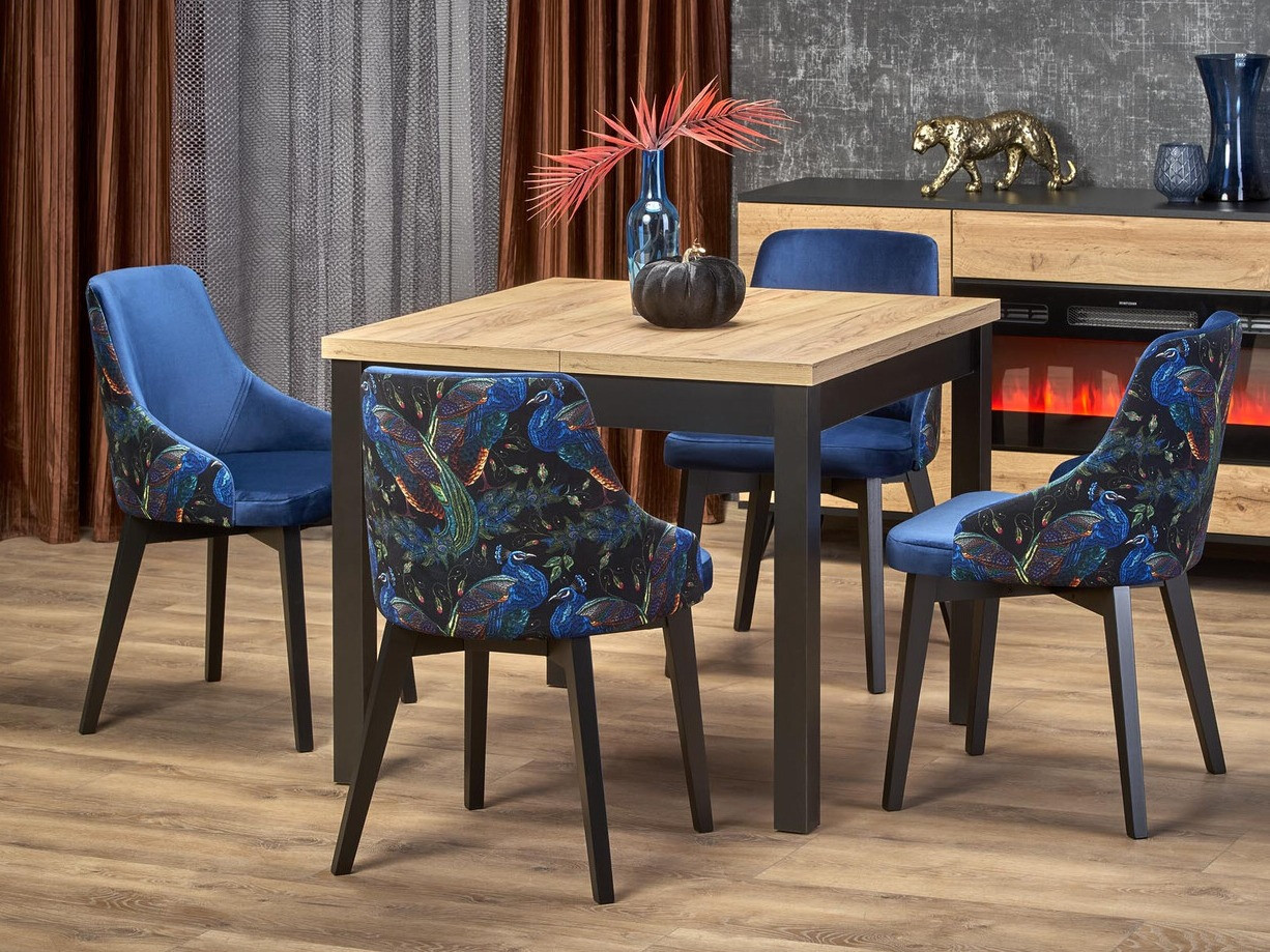 Tafel Houston 1562 (Zwart + Craft eiken)