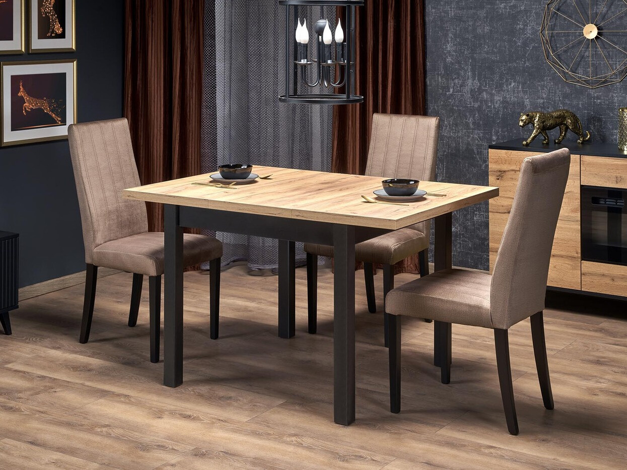 Tafel Houston 1562 (Zwart + Craft eiken)