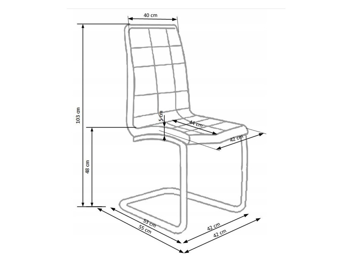 Stoel Houston 142 (Zwart)