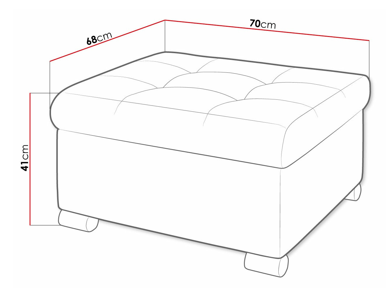 Poef Comfivo 115 (Poso 100)