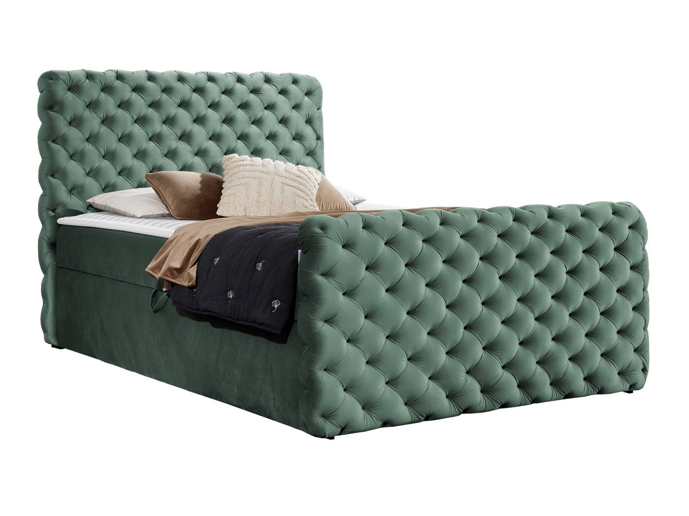 Boxspring Baltimore 186 (Velluto 13)