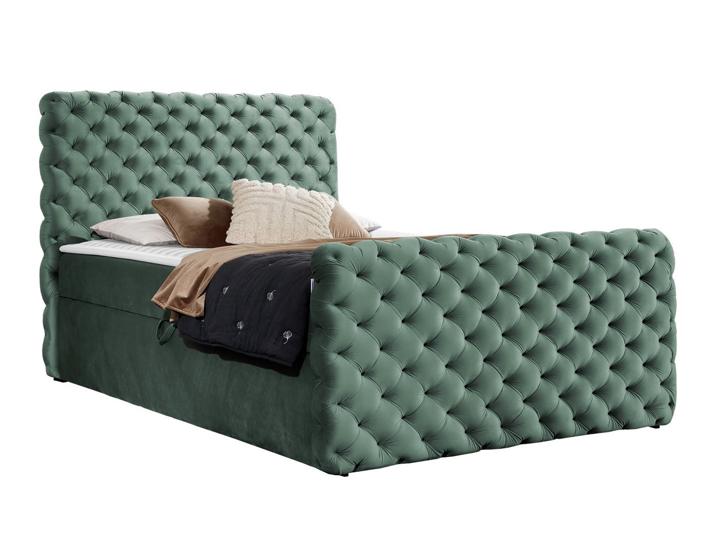 Boxspring Baltimore 186 (Velluto 13)