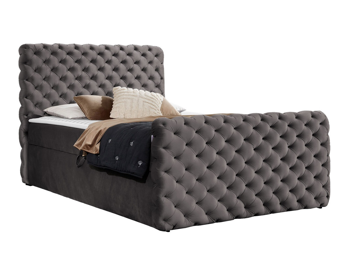 Boxspring Baltimore 186 (Velluto 17)