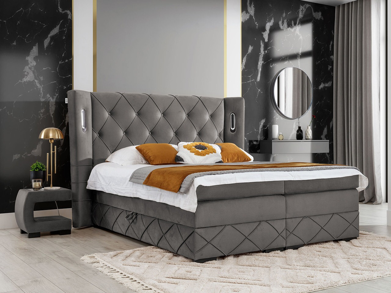 Boxspring Baltimore 187 (Kameleon 92)